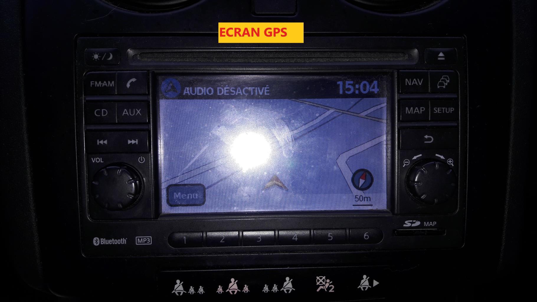 Ecran GPS NISSAN QASHQAI 1 PHASE 1 Diesel - 1