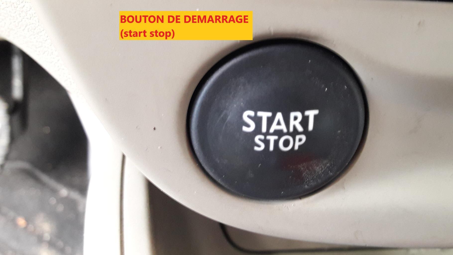 Bouton de demarrage RENAULT MEGANE 3 PHASE 1 COUPE Diesel - 1