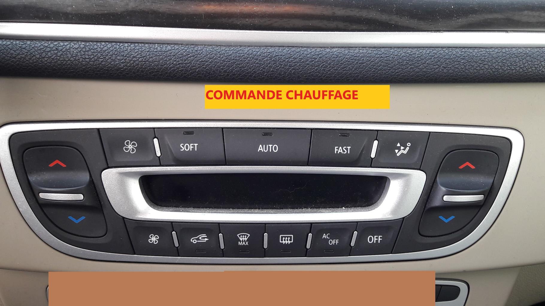 Commande chauffage RENAULT MEGANE 3 PHASE 1 COUPE Diesel - 1