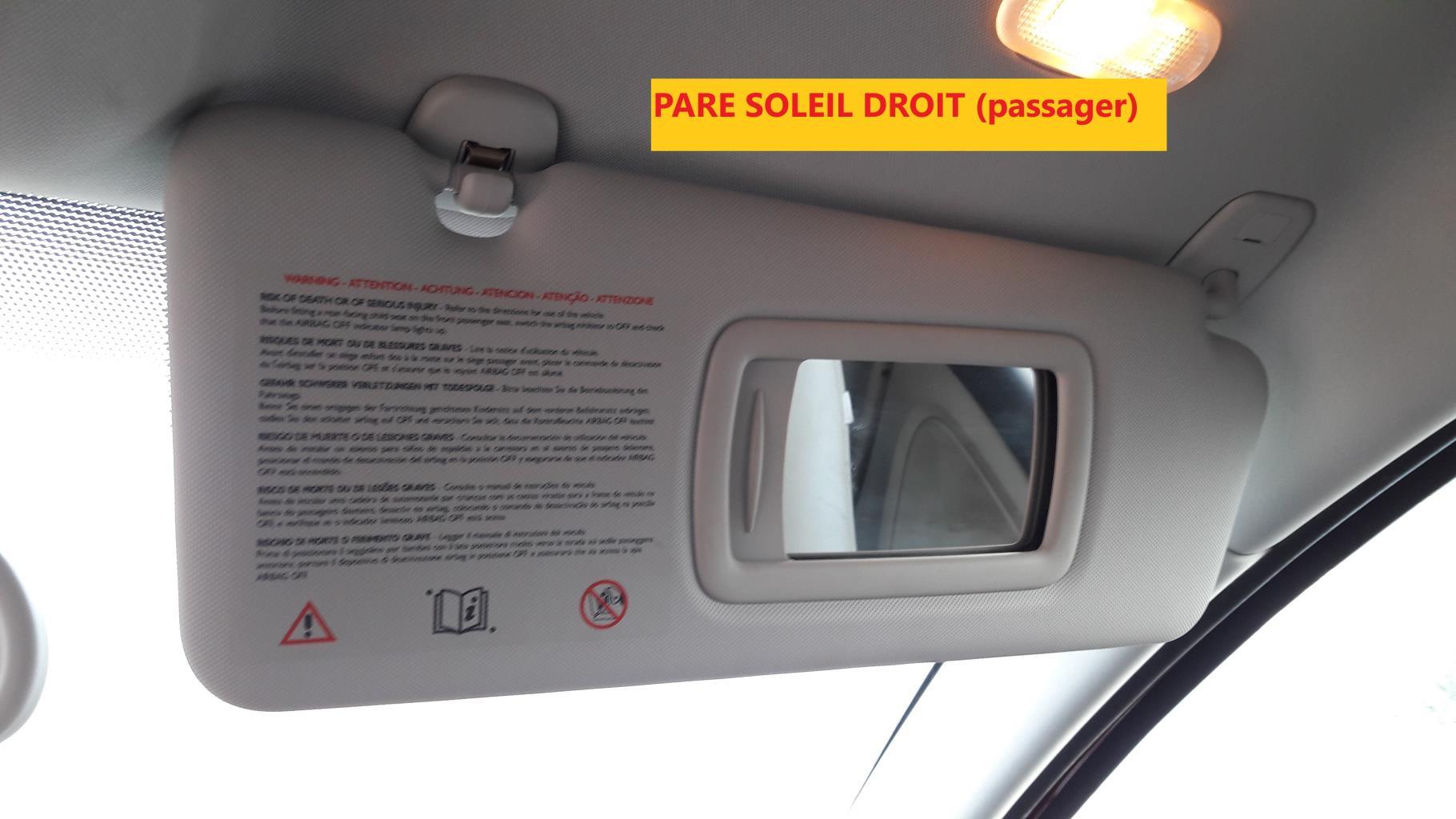 Pare soleil droit RENAULT MEGANE 3 PHASE 1 COUPE Diesel - 1