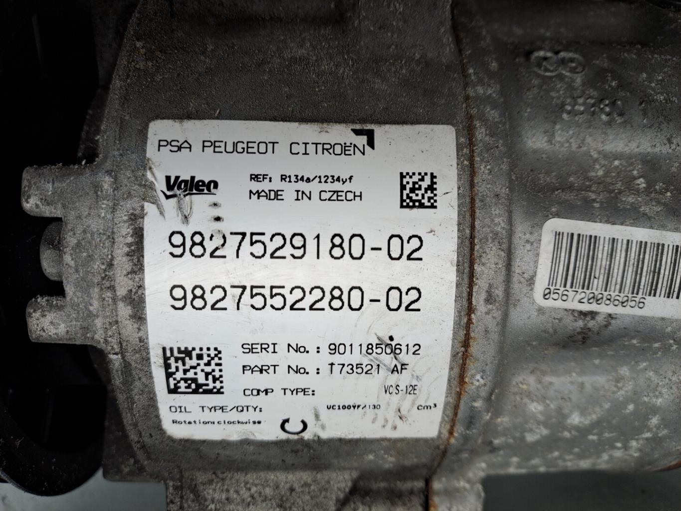 Compressore clima PEUGEOT 3008 2 PHASE 1 Gasolina - 1