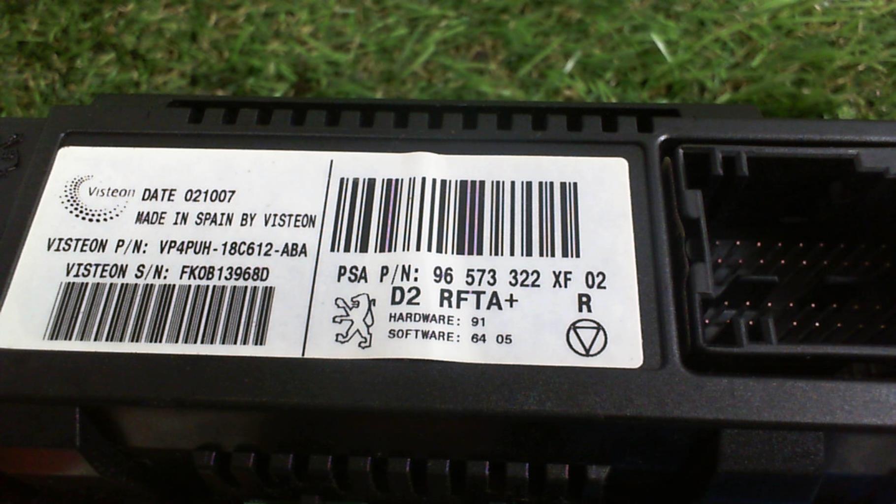 Commande chauffage PEUGEOT 407 PHASE 1 Diesel - 1