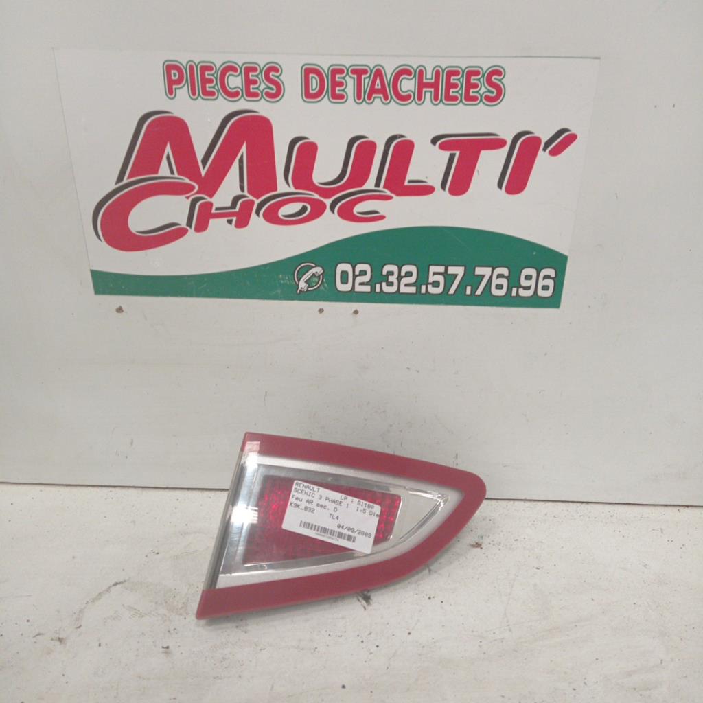 Feu arriere secondaire droit (feux) RENAULT SCENIC 3 PHASE 1 Diesel - 1