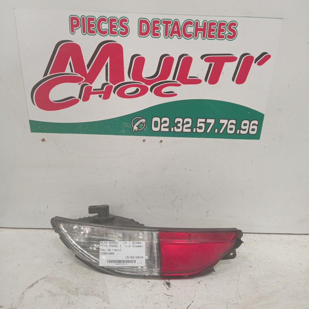 Feu de recul ALFA ROMEO MITO PHASE 1 Diesel - 1