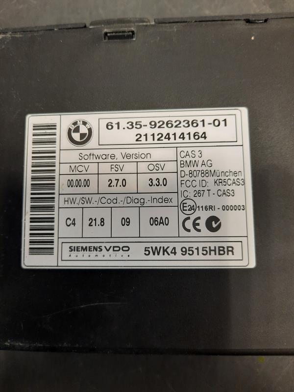 ECU start stop BMW X1 E84 PHASE 1  - 1
