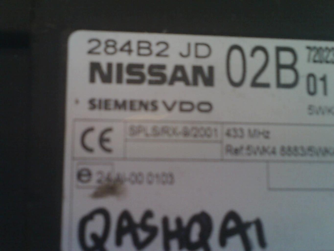 Centralina NISSAN QASHQAI 1 PHASE 1  - 1