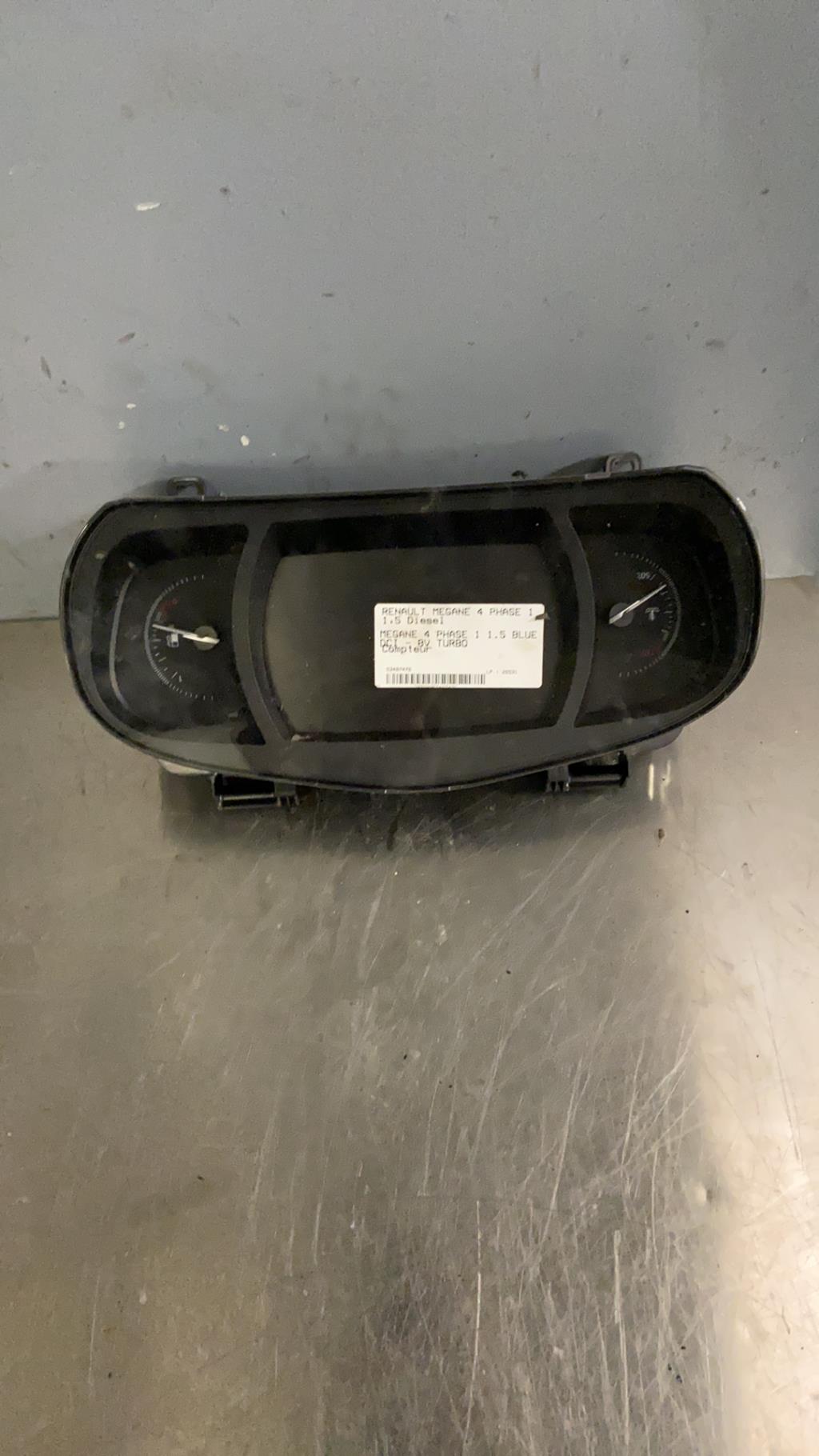 Compteur RENAULT MEGANE 4 PHASE 1 Diesel - 1