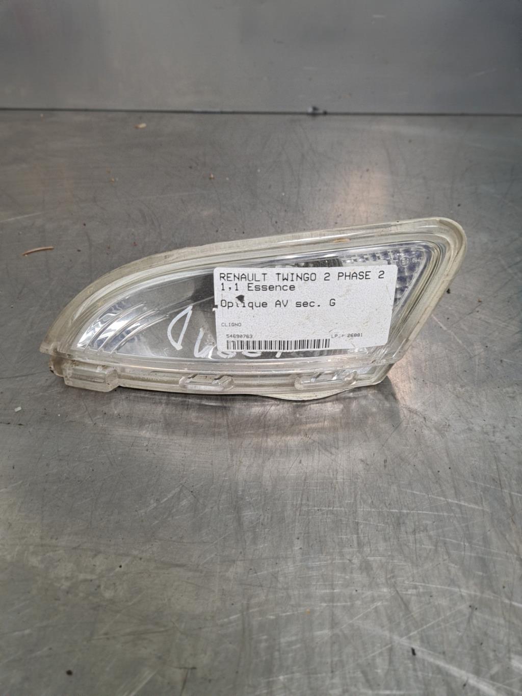Optique avant secondaire gauche (feux)(clignotant) RENAULT TWINGO 2 PHASE 2 Essence - 1