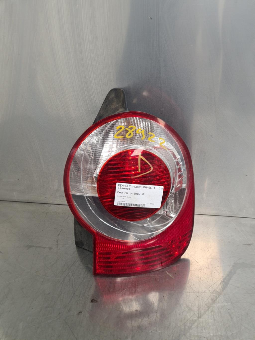 Feu arriere principal droit (feux) RENAULT MODUS PHASE 1 Essence - 1