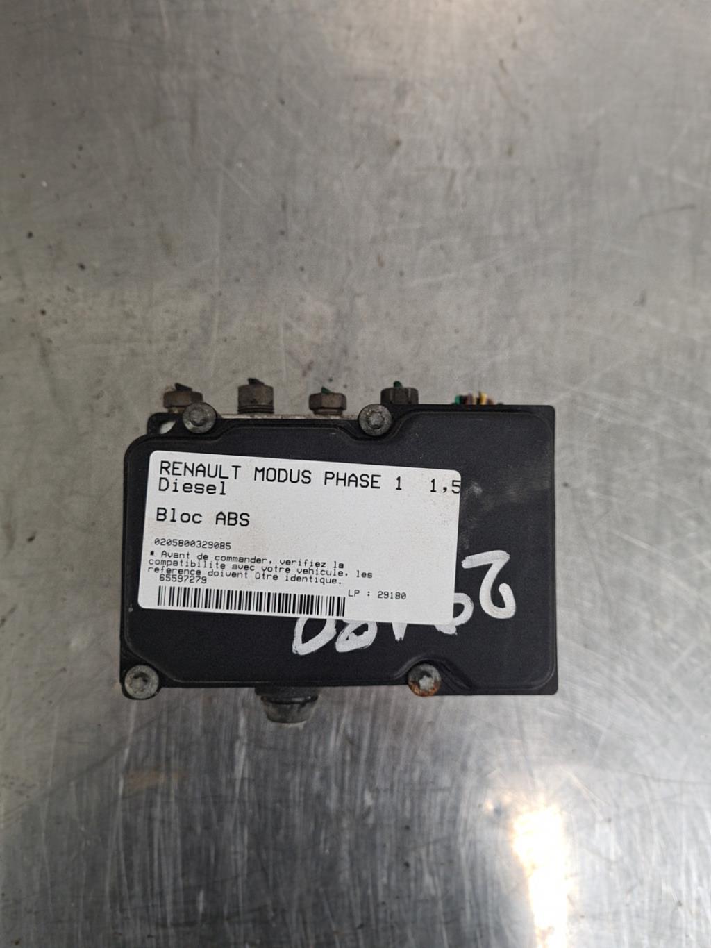 Bloc ABS (freins anti-blocage) RENAULT MODUS PHASE 1 Diesel - 1