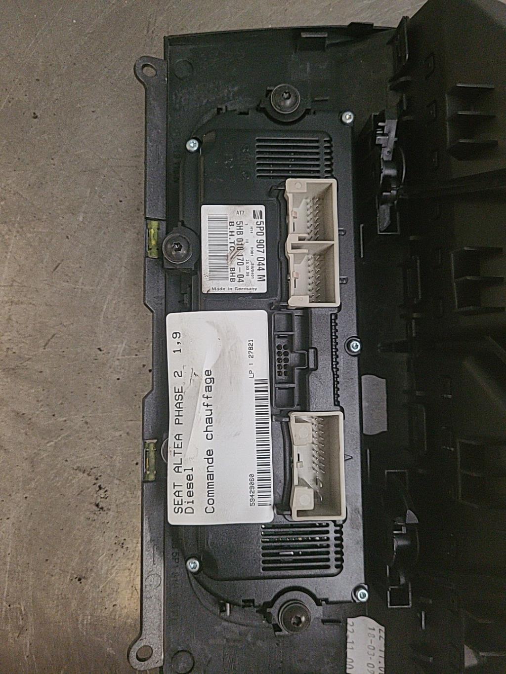 Commande chauffage SEAT ALTEA PHASE 2 Diesel - 1