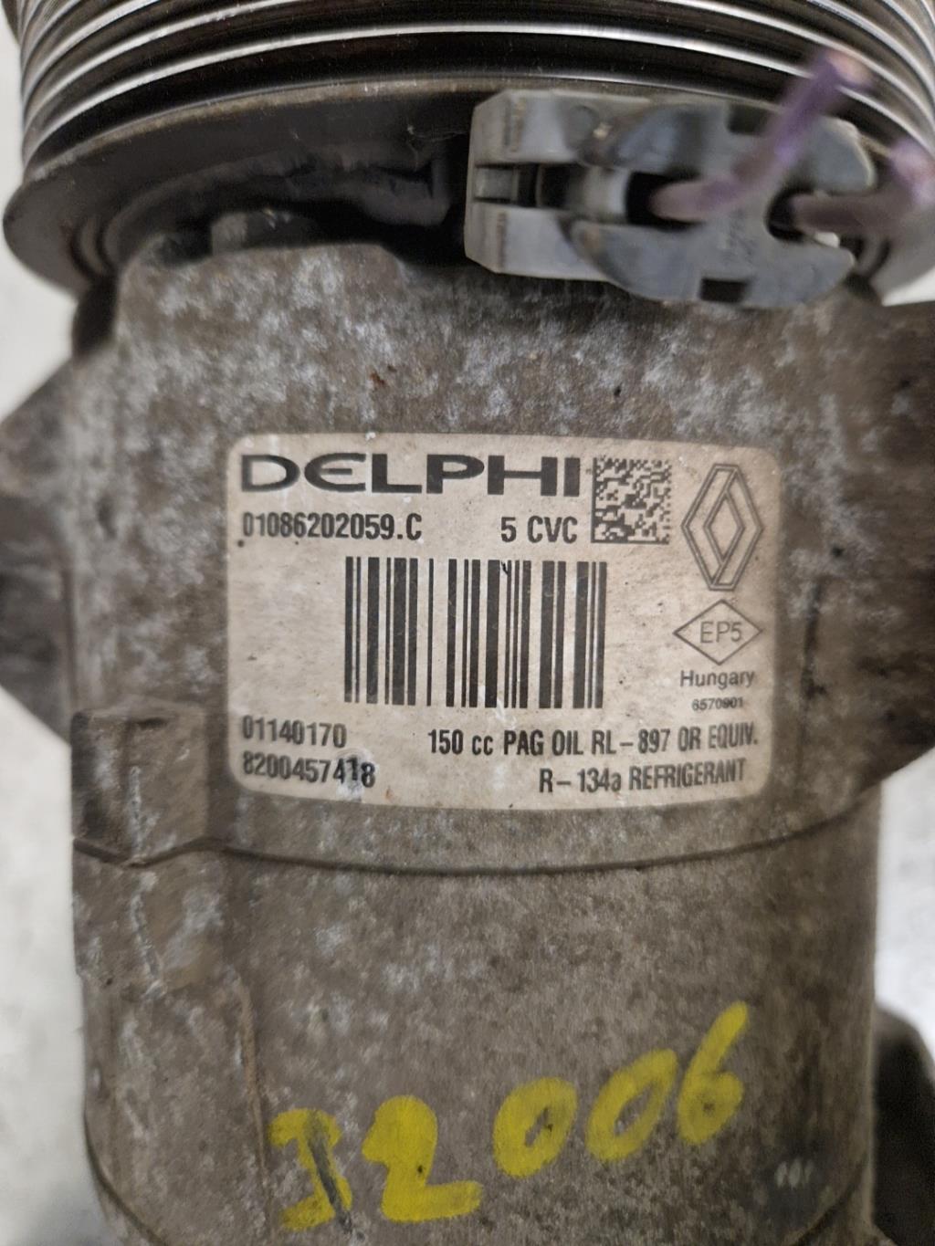Compresseur clim RENAULT MEGANE 2 PHASE 2 Diesel - 1