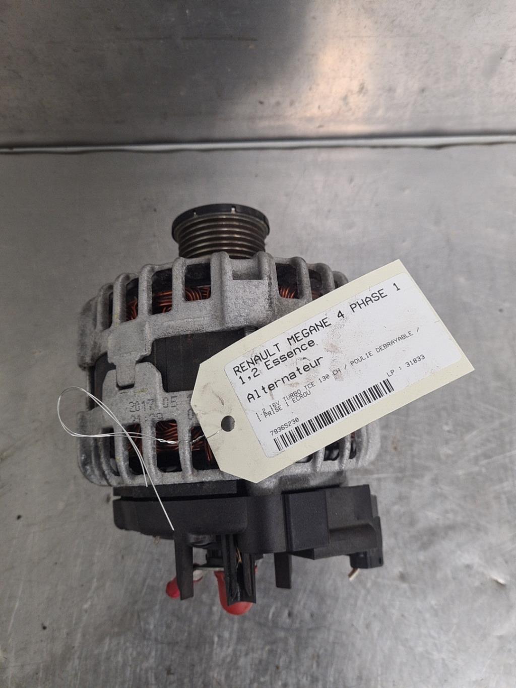 Alternateur RENAULT MEGANE 4 PHASE 1 Essence - 1