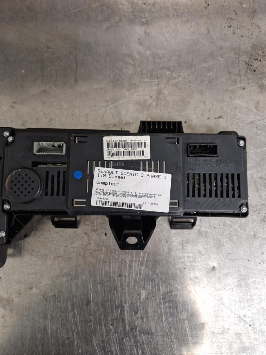 Compteur RENAULT SCENIC 3 PHASE 1 Diesel - 1