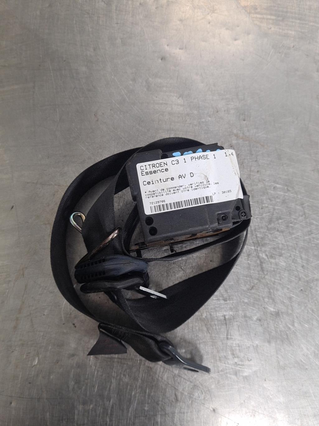 Ceinture avant droit CITROEN C3 1 PHASE 1 Essence - 1