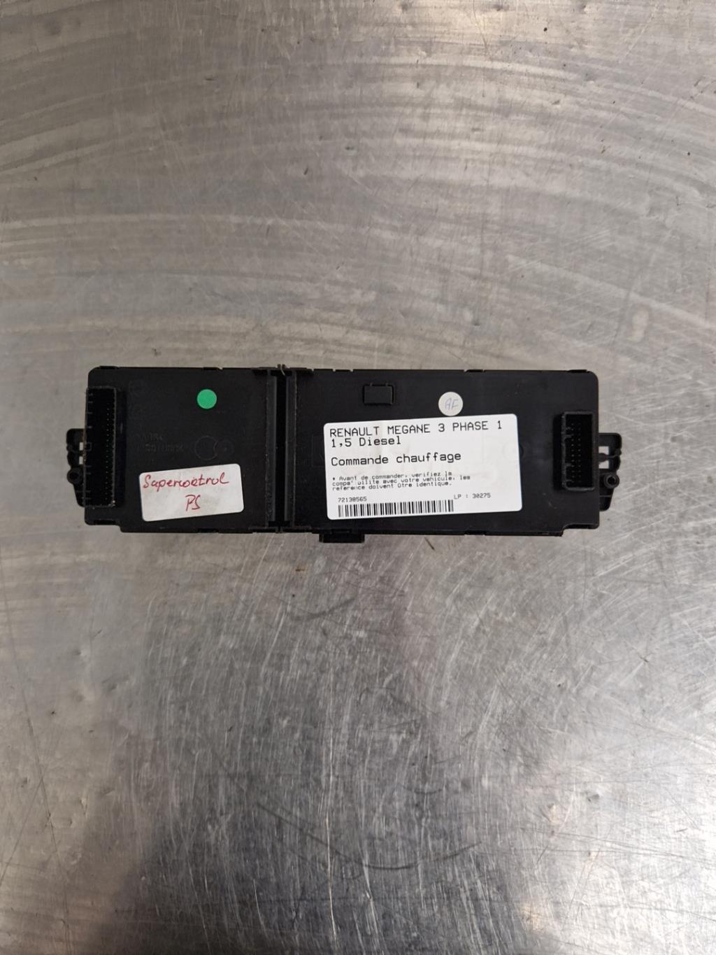 Commande chauffage RENAULT MEGANE 3 PHASE 1 Diesel - 1