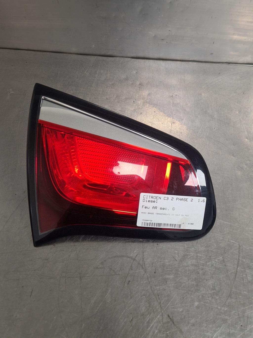 Feu arriere secondaire gauche (feux) CITROEN C3 2 PHASE 2 Diesel - 1