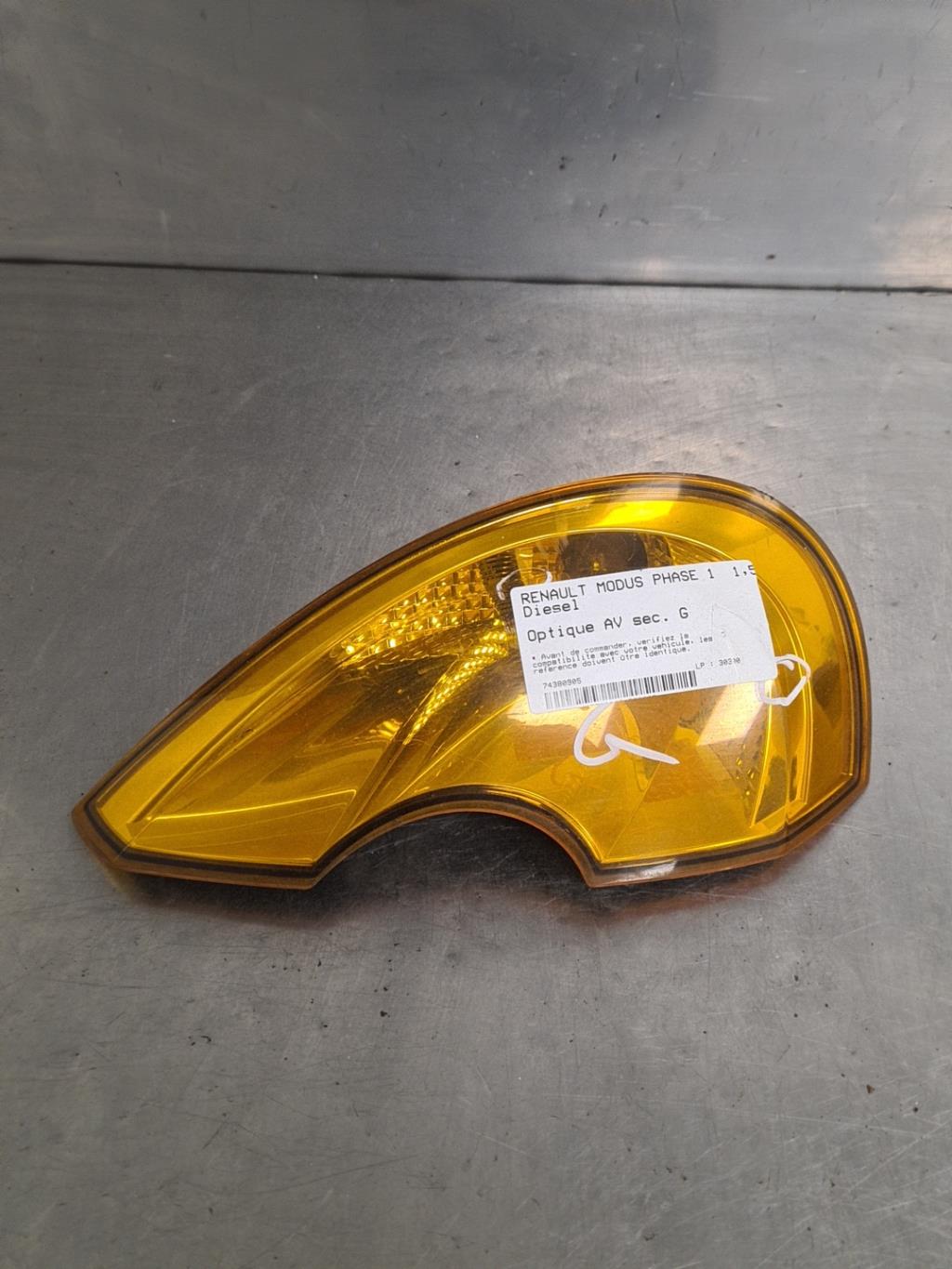 Optique avant secondaire gauche (feux)(clignotant) RENAULT MODUS PHASE 1 Diesel - 1