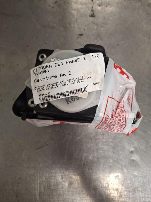 Ceinture arriere droit CITROEN DS4 PHASE 1 Diesel - 1