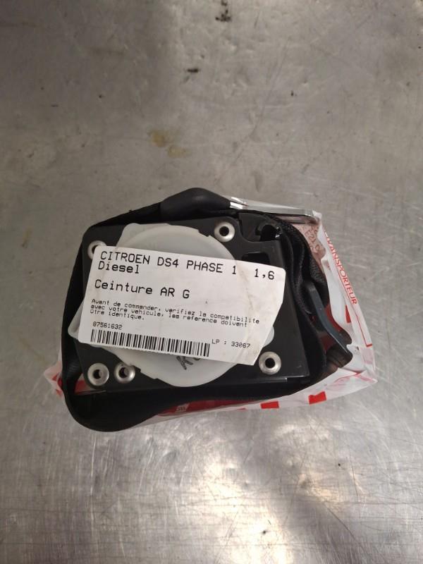 Ceinture arriere gauche CITROEN DS4 PHASE 1 Diesel - 1