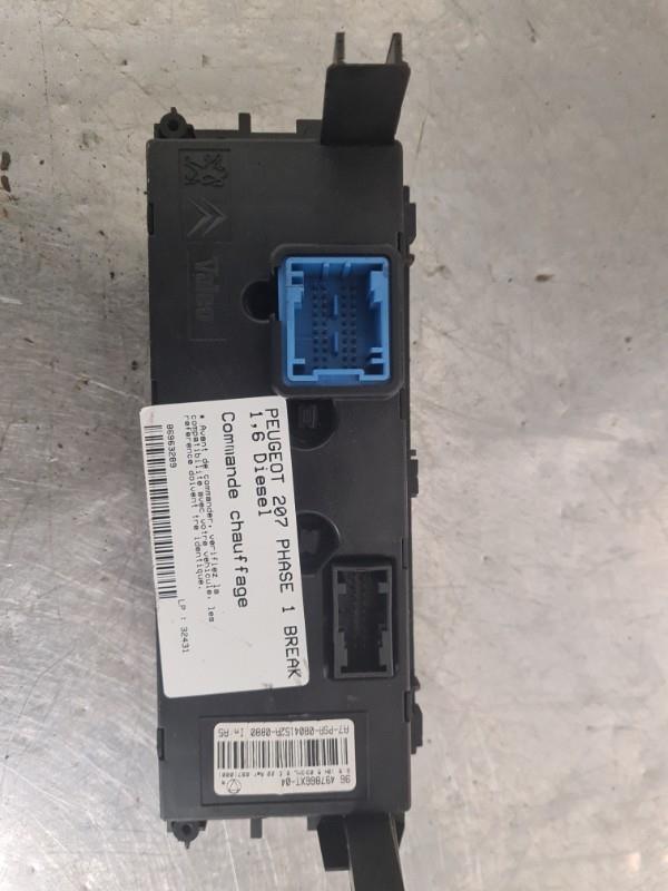 Commande chauffage PEUGEOT 207 PHASE 1 BREAK Diesel - 1