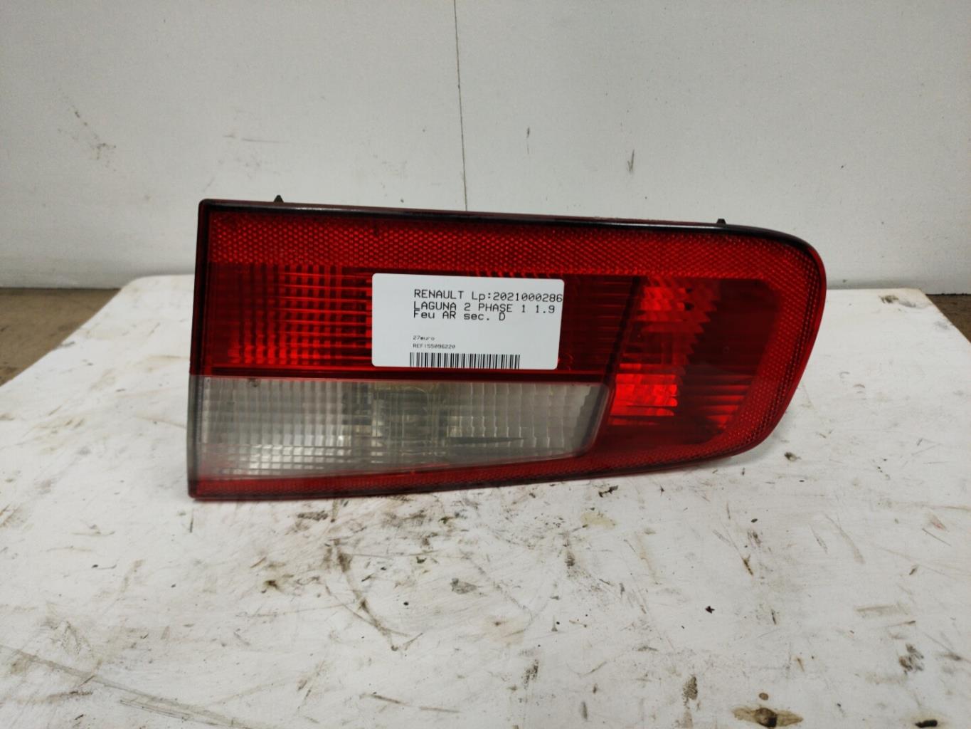 Feu arriere secondaire droit (feux) RENAULT LAGUNA 2 PHASE 1 Diesel - 1