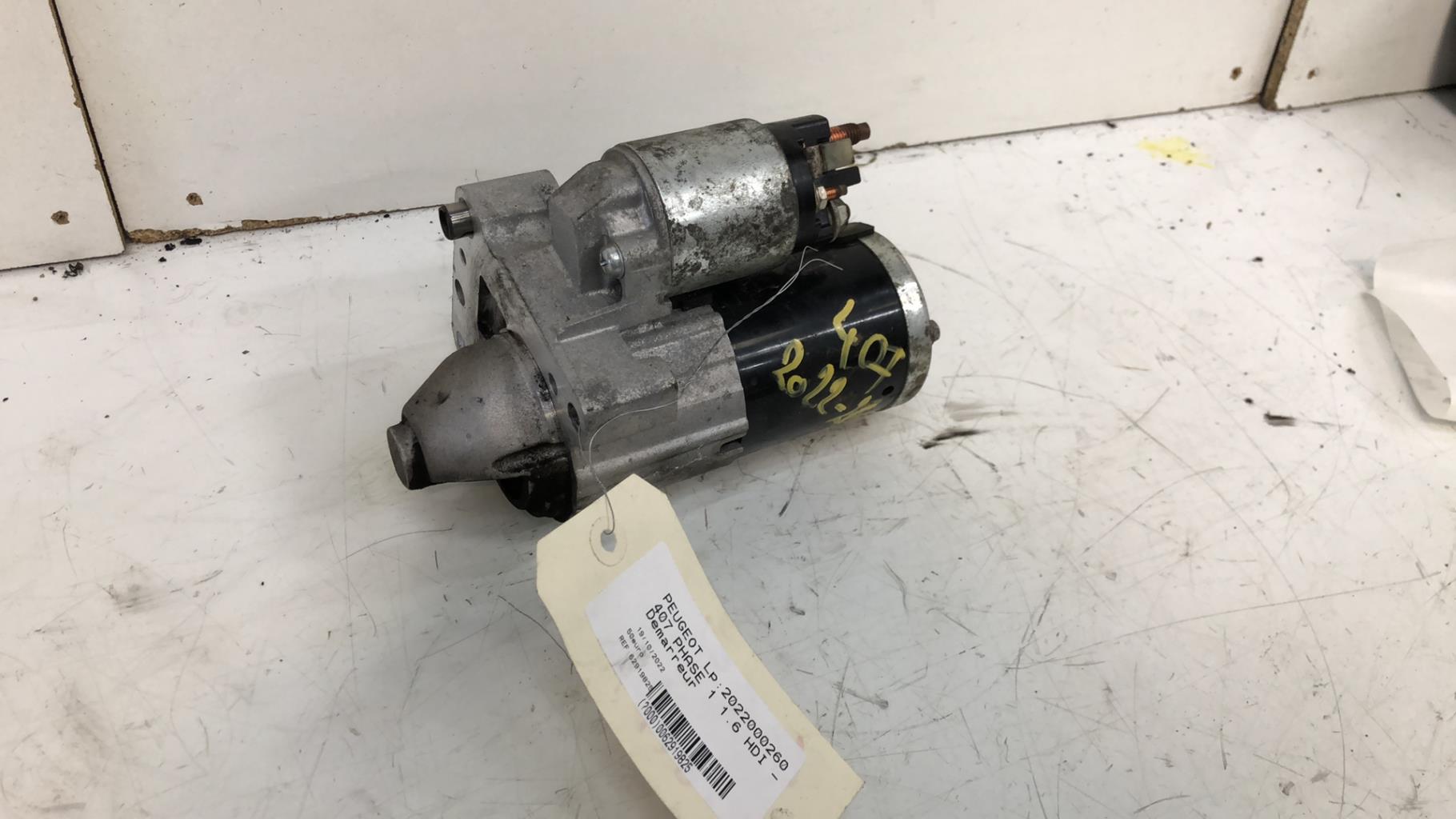 Demarreur PEUGEOT 407 PHASE 1 Diesel - 1