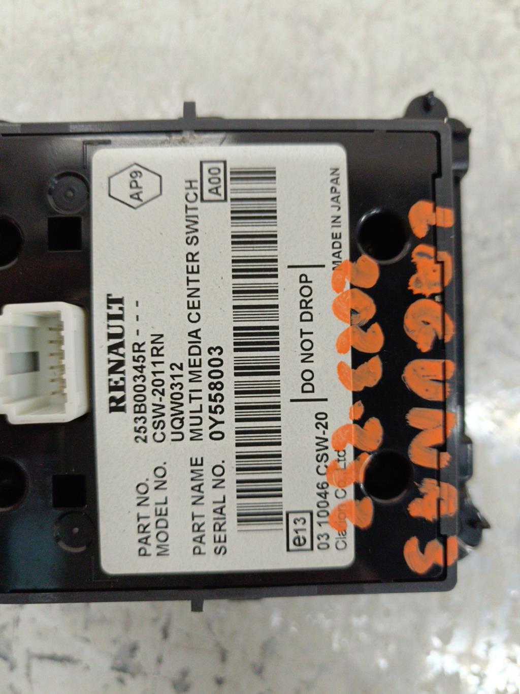 Commande autoradio RENAULT LAGUNA 3 PHASE 2 Diesel - 1