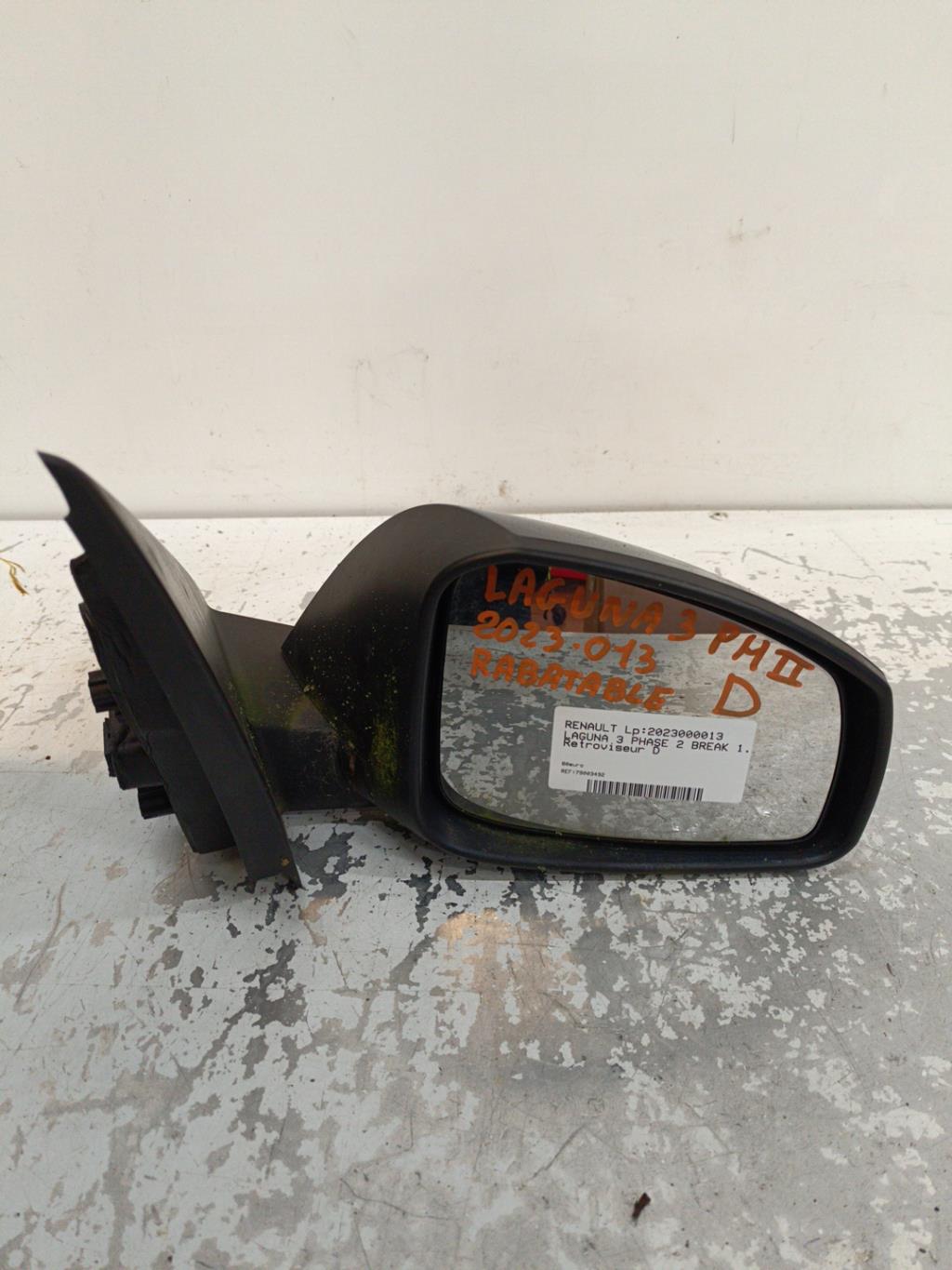 Retroviseur droit RENAULT LAGUNA 3 PHASE 2 BREAK Diesel - 1