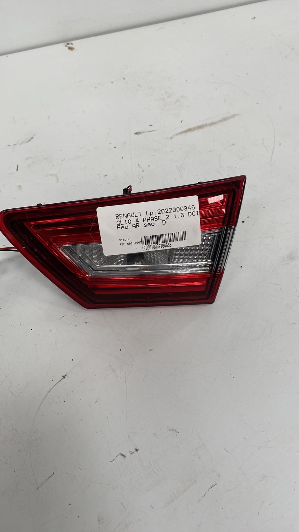 Feu arriere secondaire droit (feux) RENAULT CLIO 4 PHASE 2 Diesel - 1
