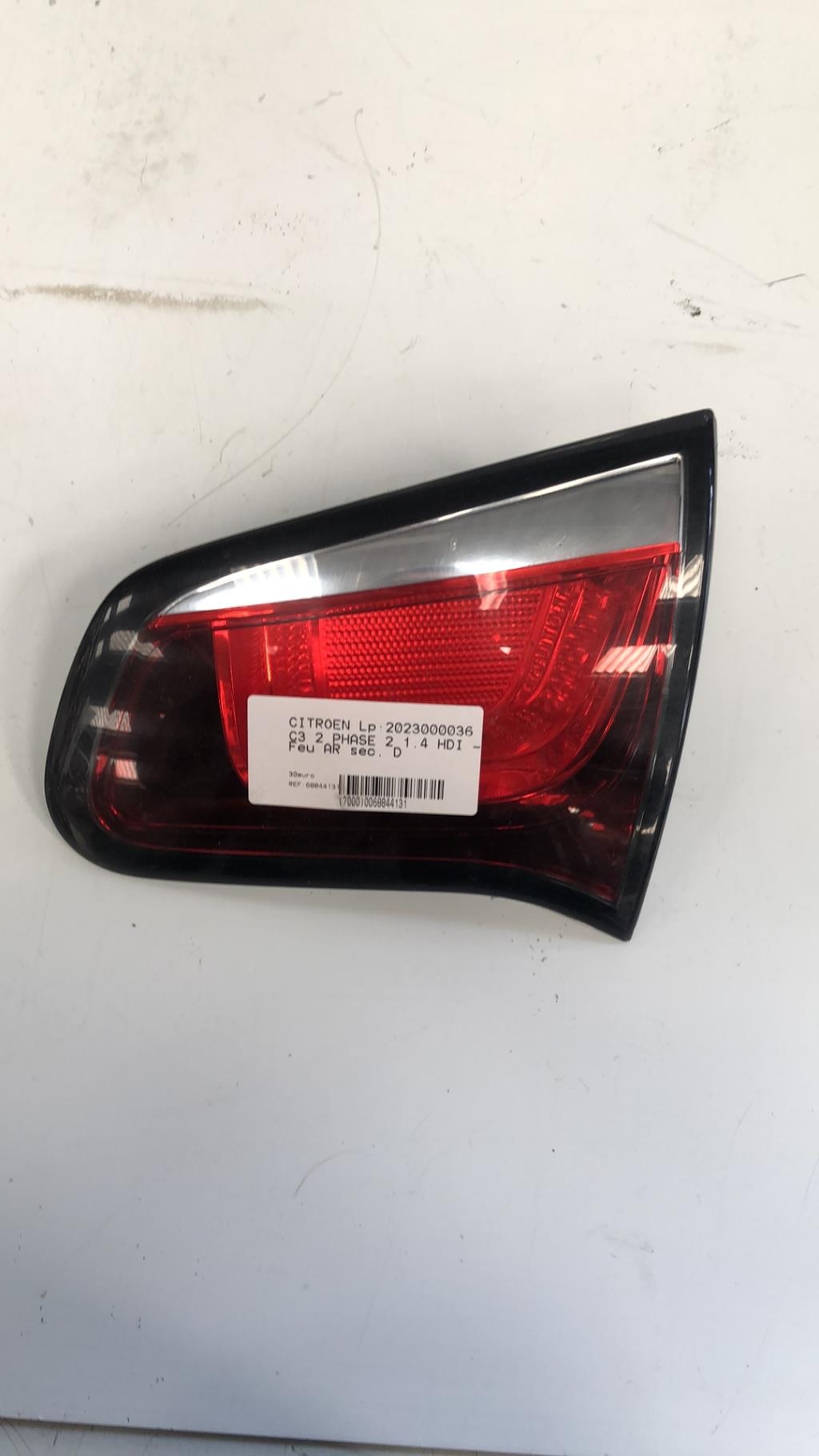 Feu arriere secondaire droit (feux) CITROEN C3 2 PHASE 2 Diesel - 1