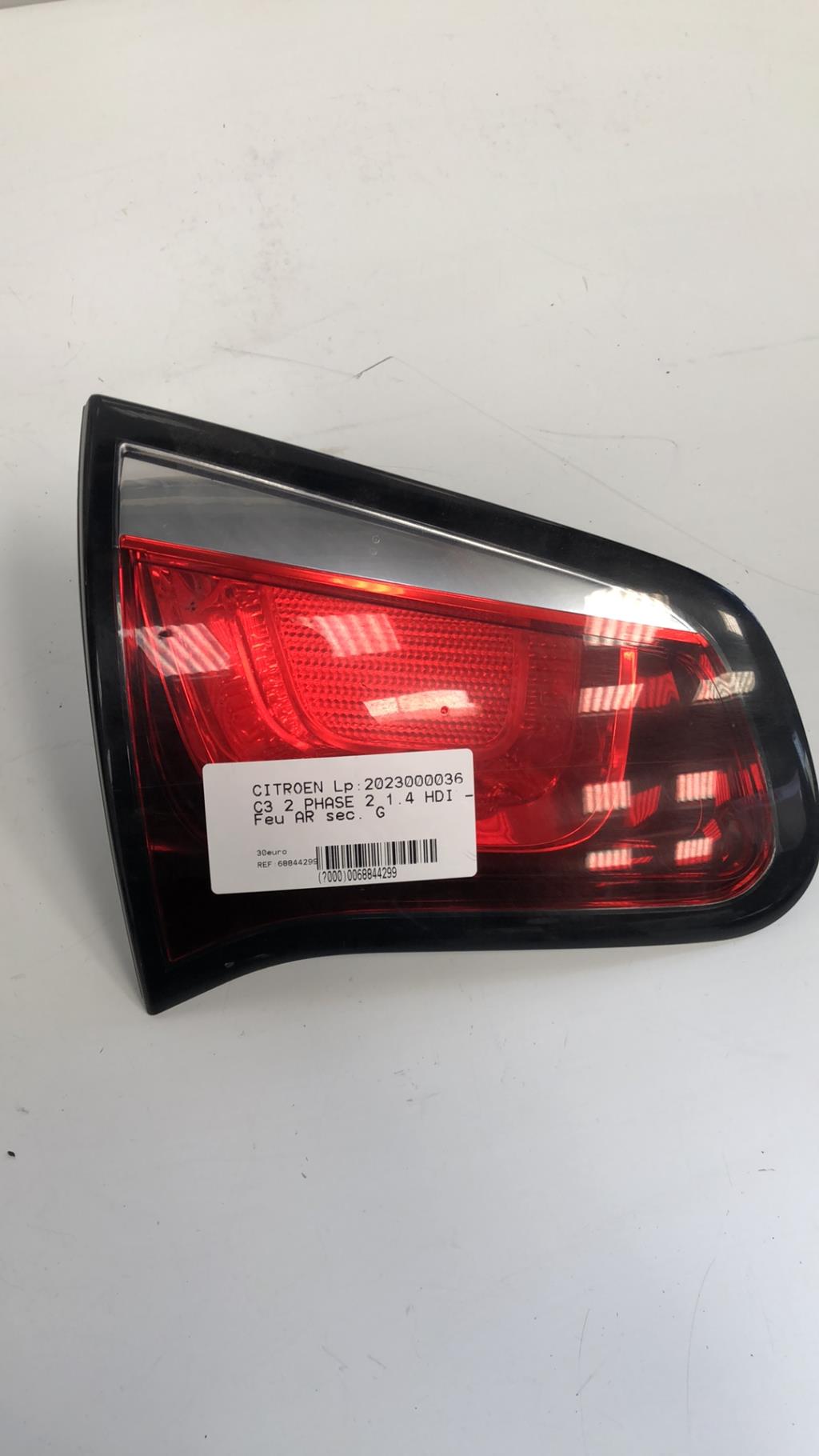 Feu arriere secondaire gauche (feux) CITROEN C3 2 PHASE 2 Diesel - 1