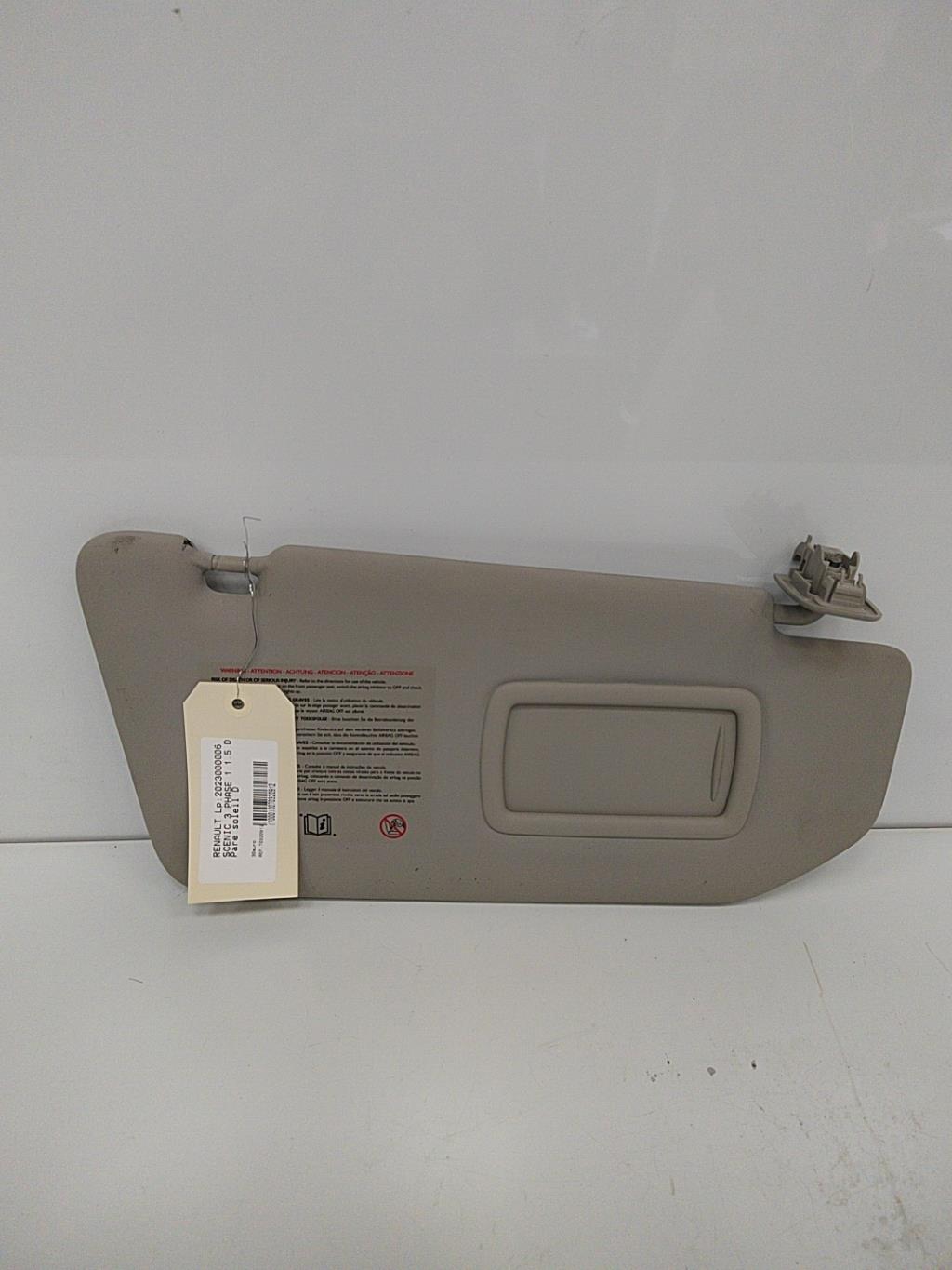 Pare soleil droit RENAULT SCENIC 3 PHASE 1 Diesel - 1