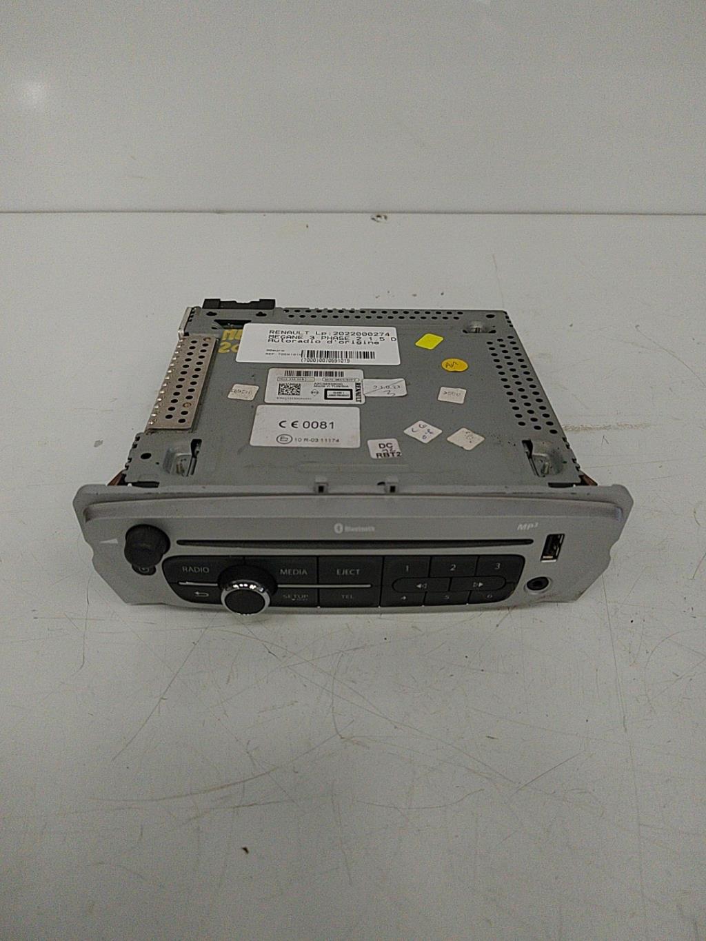 Autoradio d'origine RENAULT MEGANE 3 PHASE 2 Diesel - 1