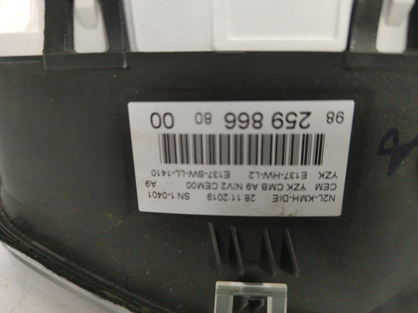 Compteur PEUGEOT 208 1 PHASE 2 Diesel - 1