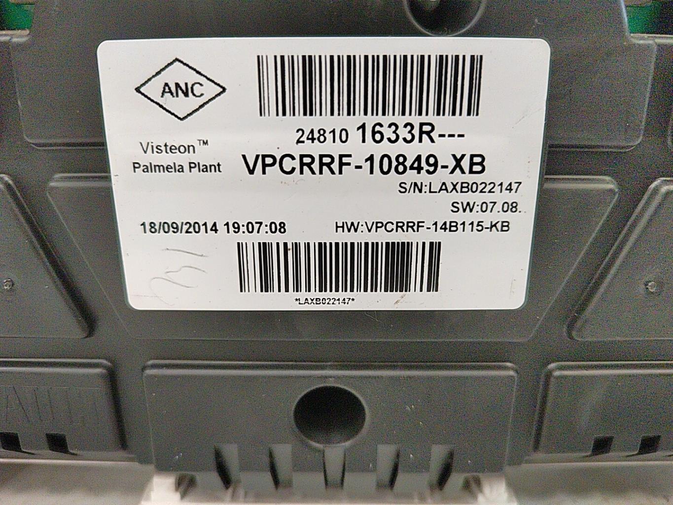 Compteur RENAULT CLIO 4 PHASE 1 Diesel - 1