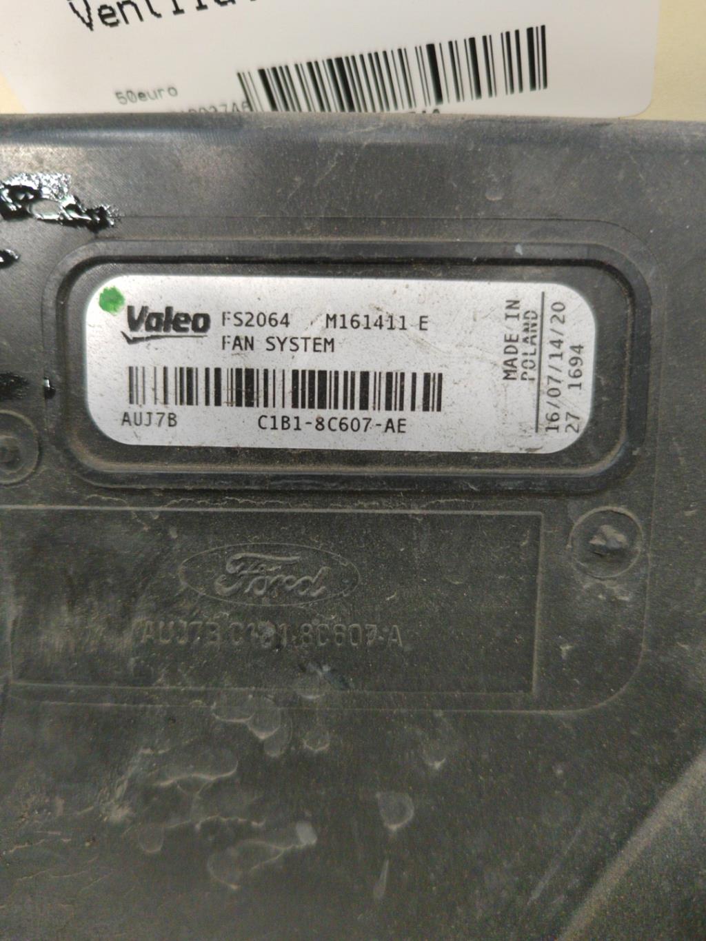 Ventilateur eau FORD B-MAX Essence - 1