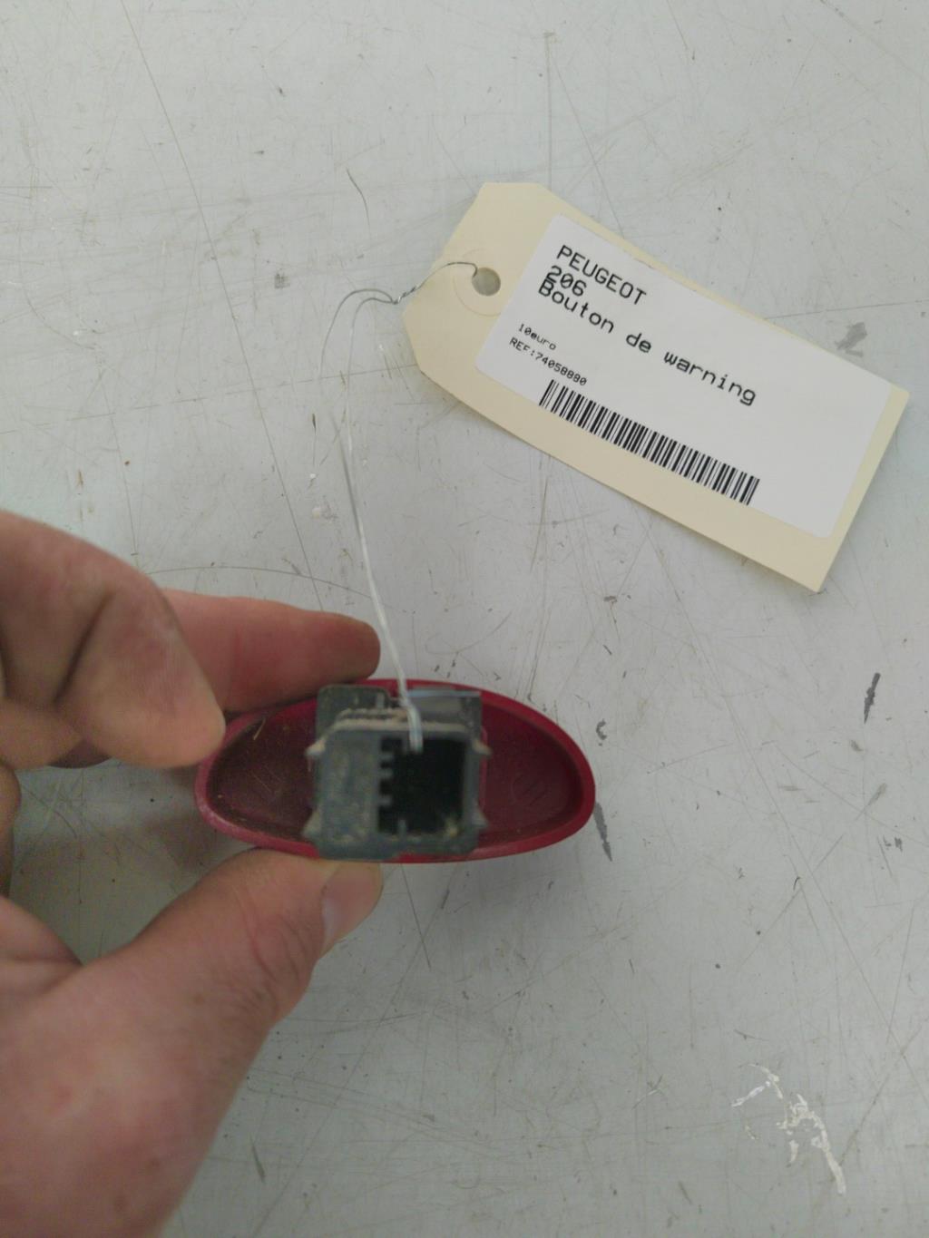 Bouton de warning PEUGEOT 206  - 1