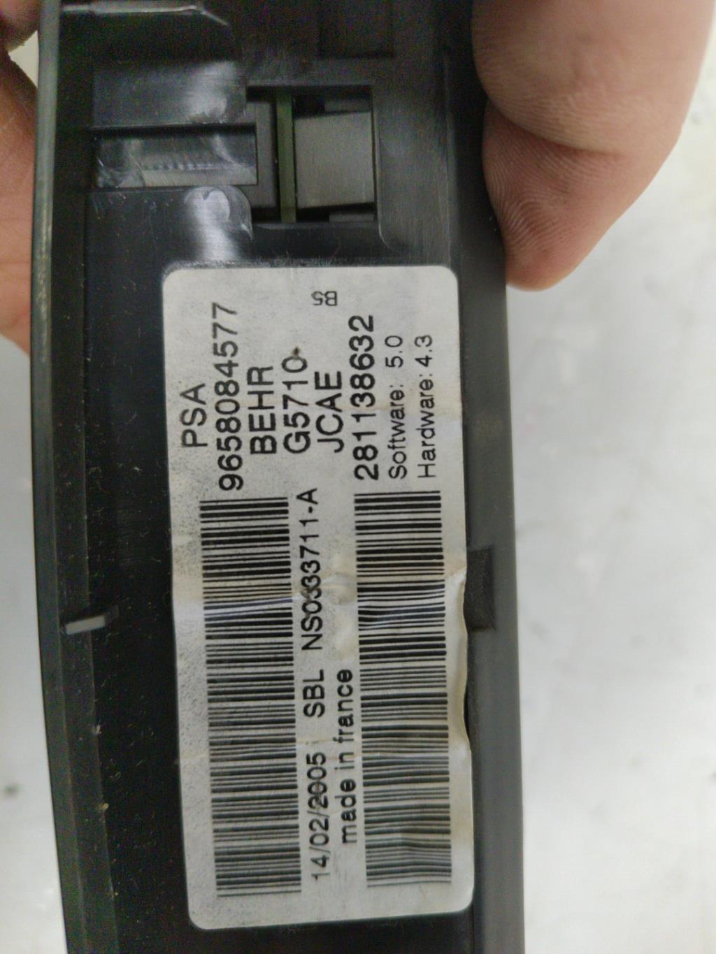 Commande chauffage CITROEN C4 1 PHASE 1 Diesel - 1