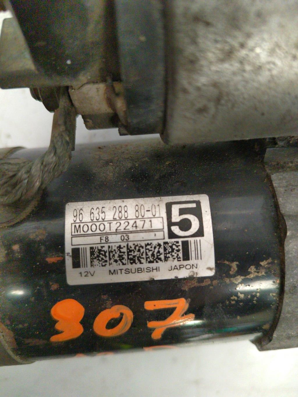 Demarreur PEUGEOT 307 PHASE 1 Diesel - 1