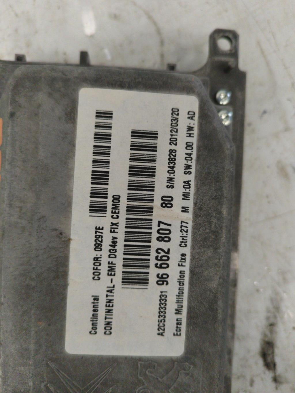 Ecran GPS CITROEN DS5 PHASE 1 Diesel - 1