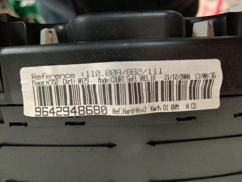 Compteur PEUGEOT 406 COUPE Diesel - 1