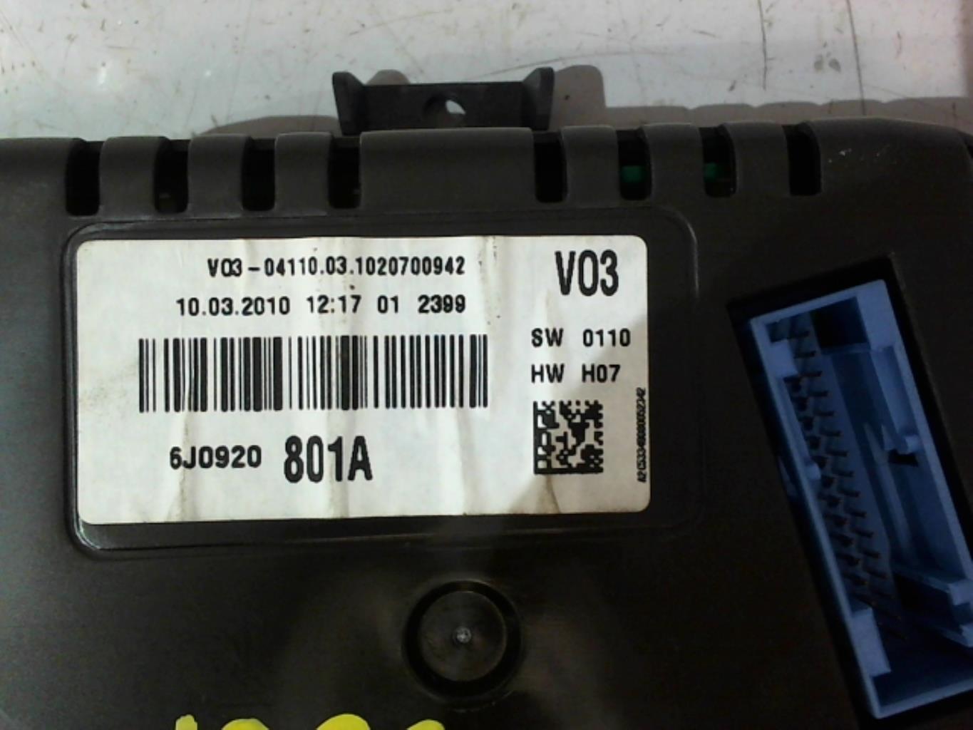 Compteur SEAT IBIZA 4 PHASE 1 Diesel - 1