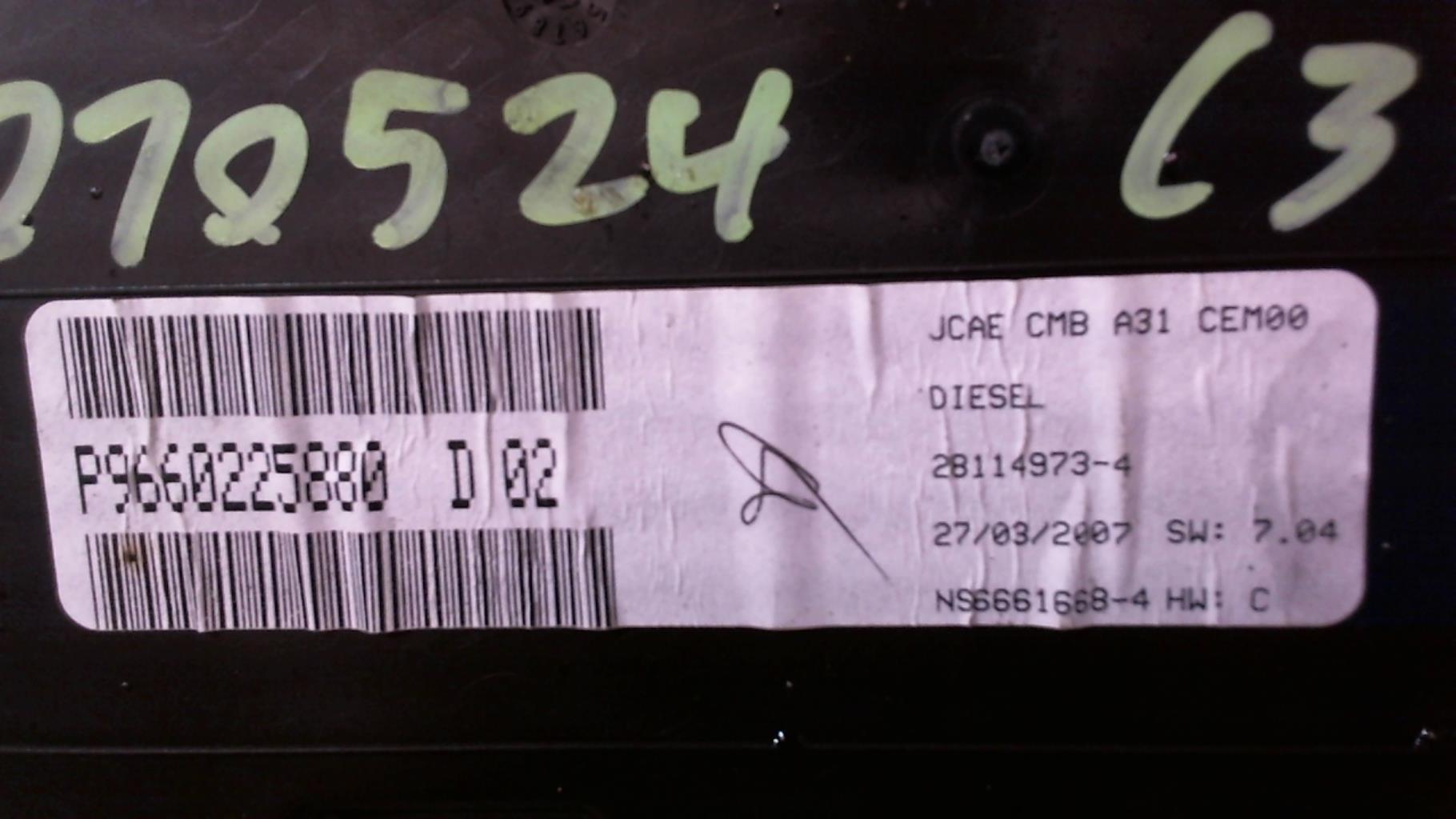 Compteur CITROEN C3 1 PHASE 1 Diesel - 1