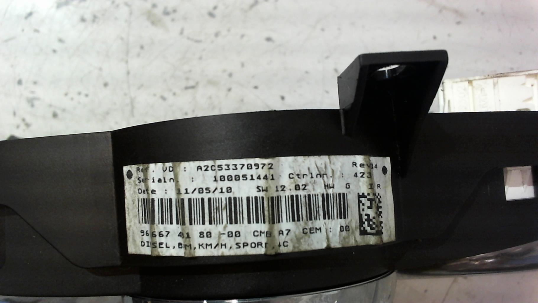 Compteur PEUGEOT 207  - 1