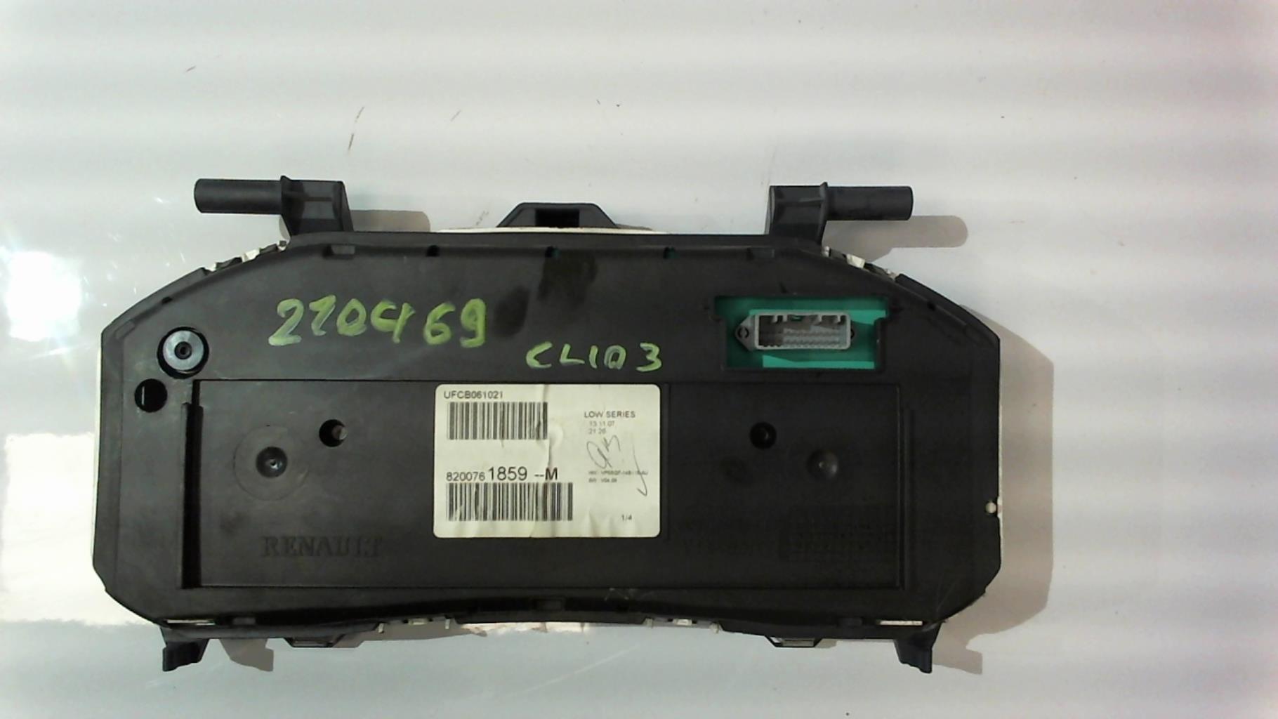 Compteur RENAULT CLIO 3 PHASE 1 Diesel - 1