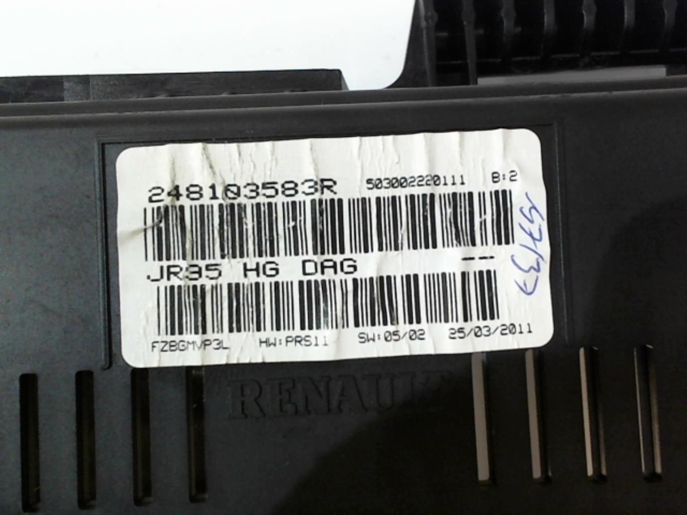 Compteur RENAULT SCENIC 3 PHASE 1 Diesel - 1