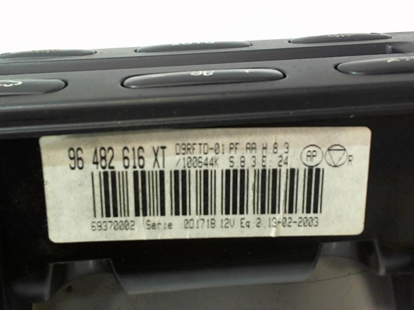 Commande chauffage PEUGEOT 406 COUPE Diesel - 1