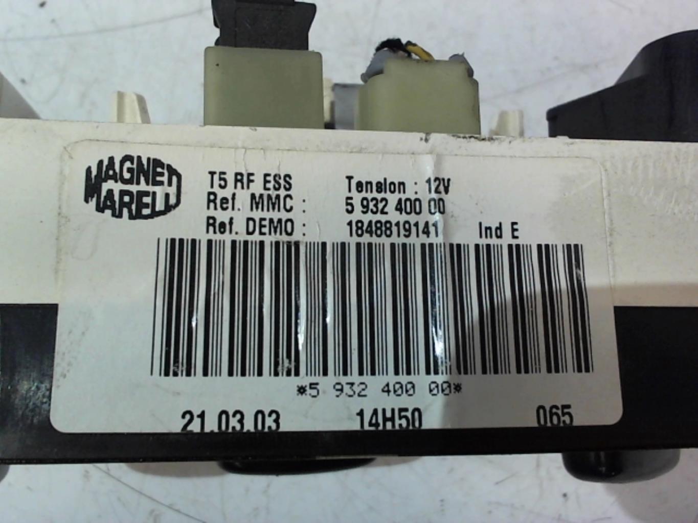 Commande chauffage PEUGEOT 307 PHASE 1 Essence - 1