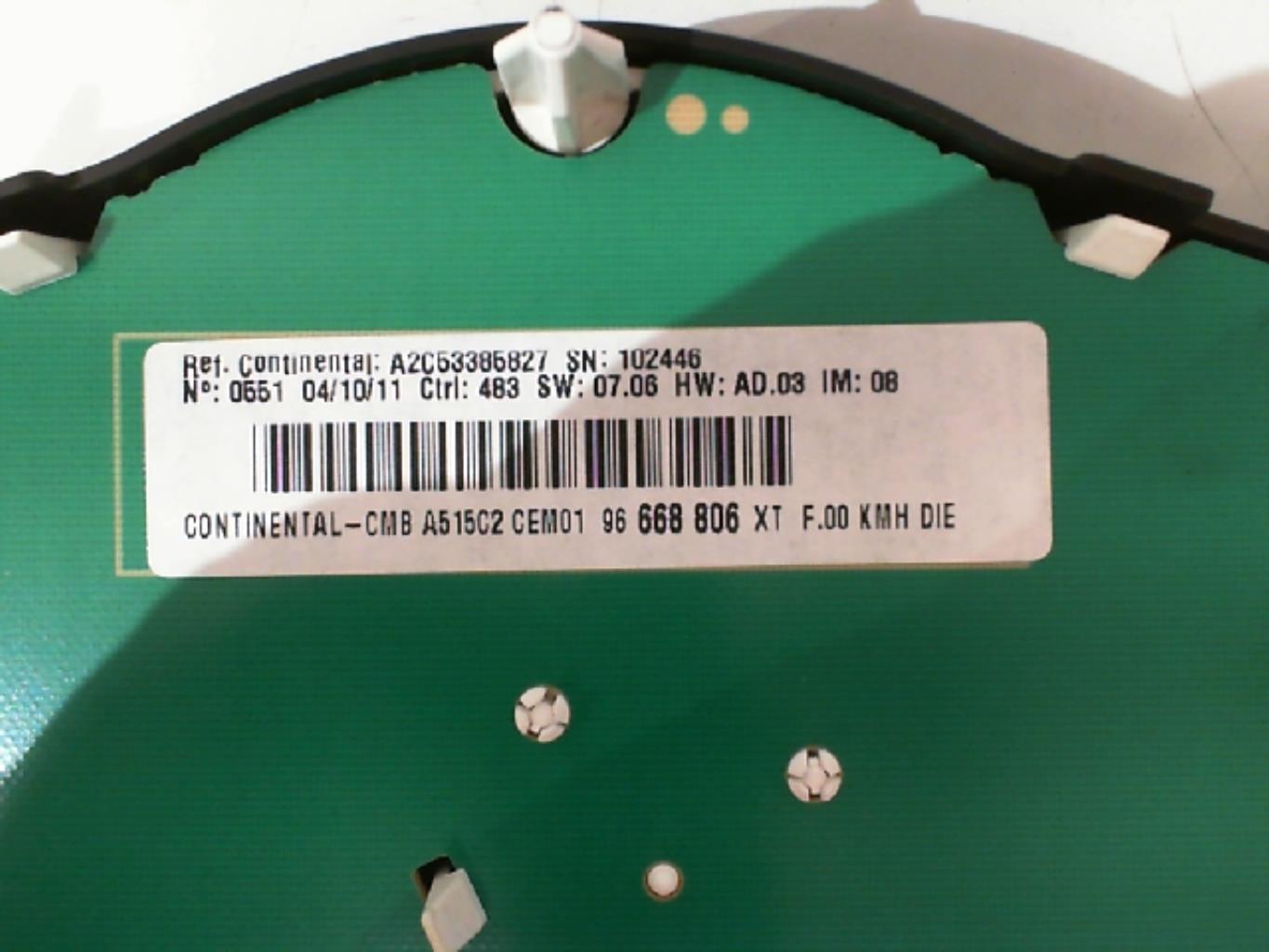Compteur CITROEN C3 2 PHASE 1 Diesel - 1